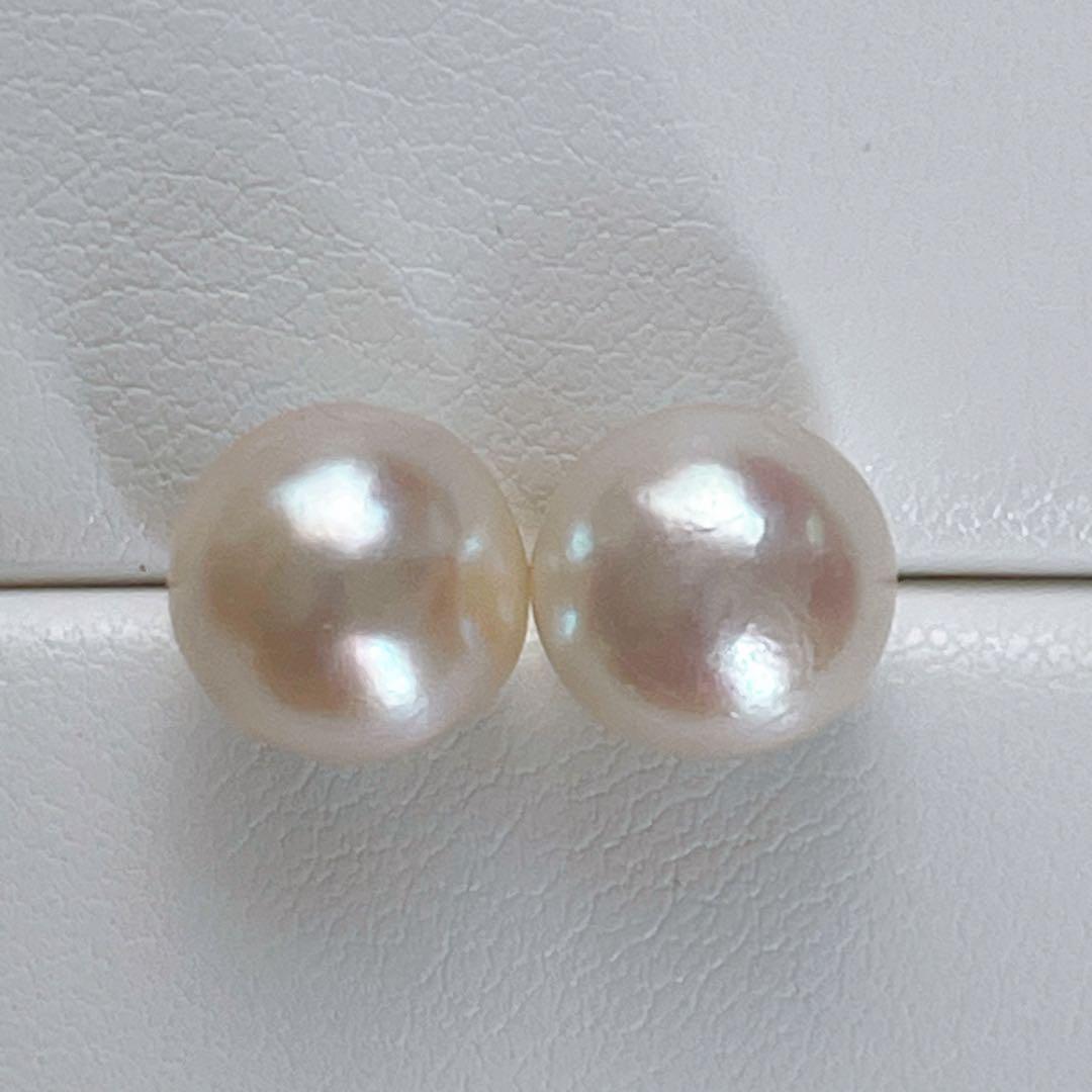 412 あこやパール タヒチカラー ブラックパール スタッドピアス