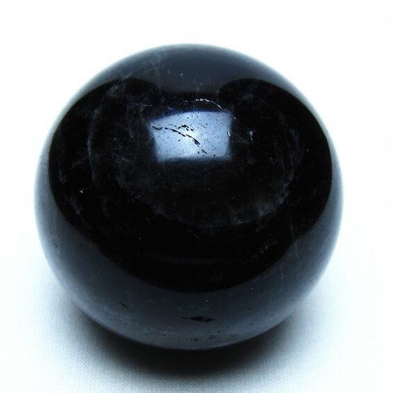 モリオン 黒水晶 丸玉 54mm 一点物 151-9436