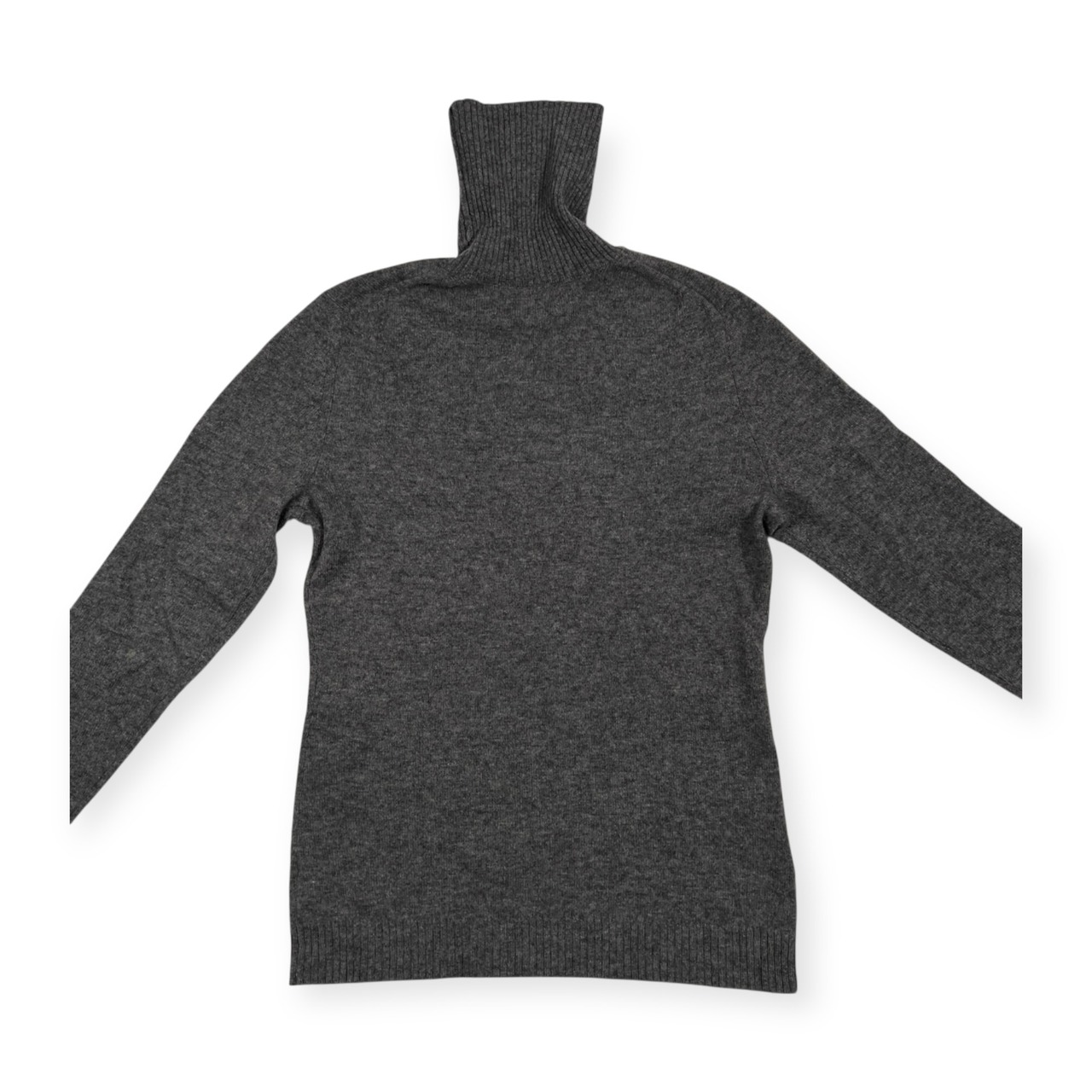 カシミヤ100% BARNEYS NEW YORK バーニーズニューヨーク 高級 カシミア タートルネック ニット セーター サイズ L /グレー/メンズ