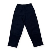PAPAS パパス ツイルコットンネル ツータック スラックス パンツ サイズ M /ネイビー/メンズ/日本製