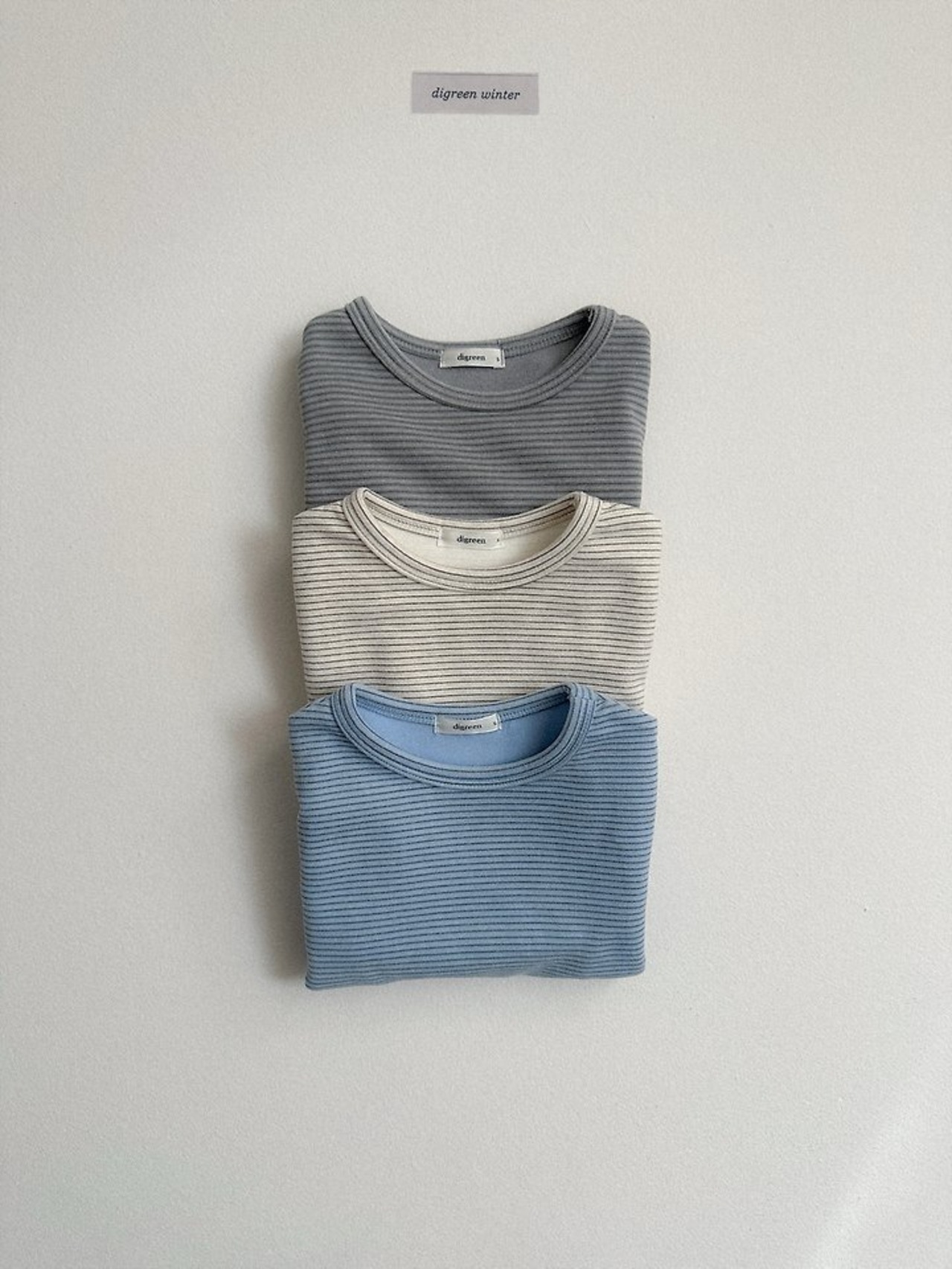 〖取寄〗韓国子供服 / 26winter / Digreen / キャンディストライプT / キッズ / 冬服 *S~2XL*