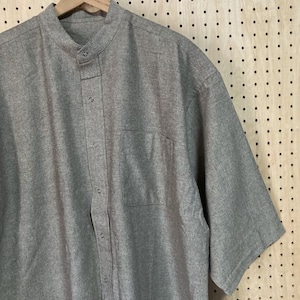 BURLAP OUTFITTER　3/4 B.C. SHIRT　バーラップアウトフィッター　バンドカラー シャツ　ブリンドル / インディゴ / ブラック