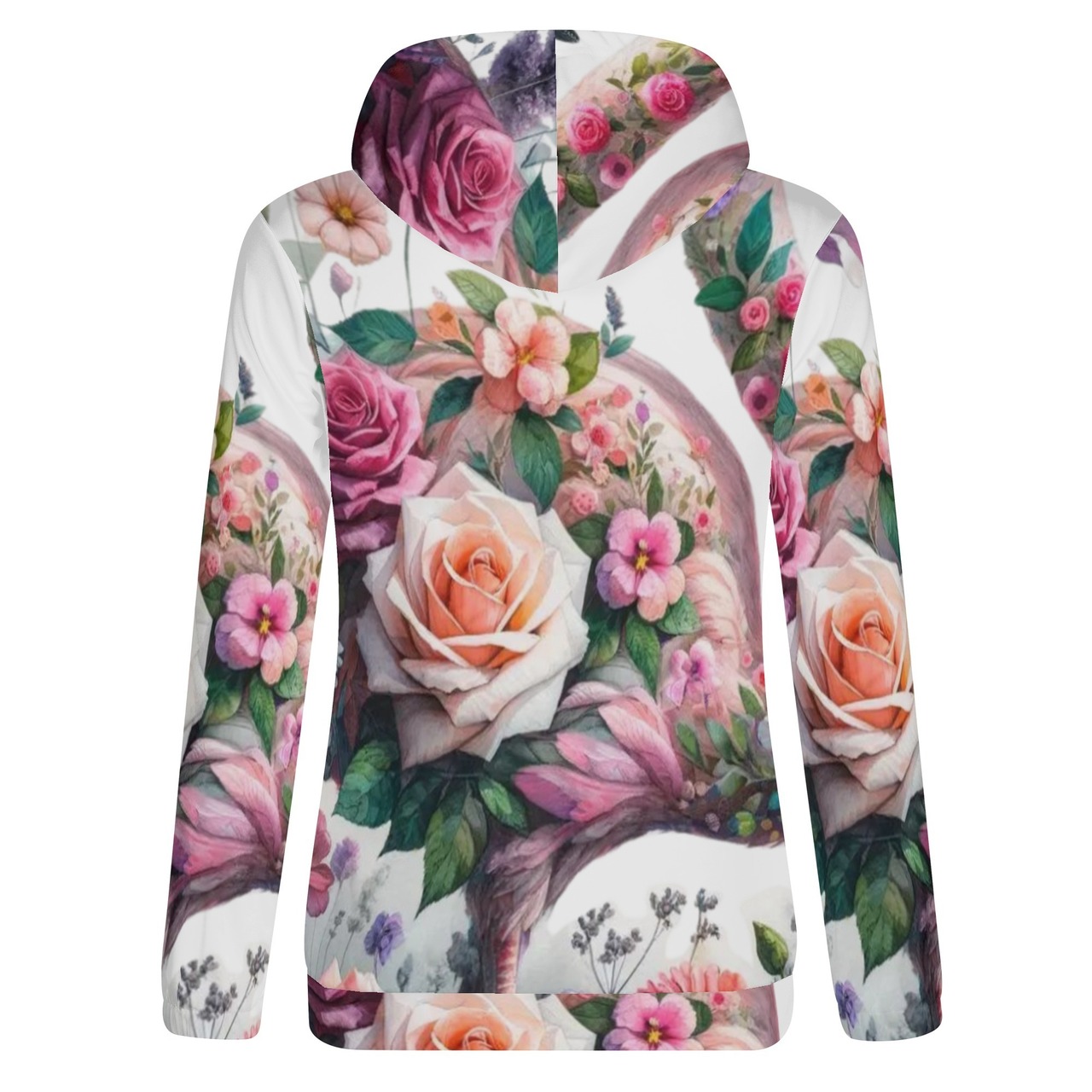 Women's Lightweight Zipper Jumper Sweatshirt Hoodie FL 4819