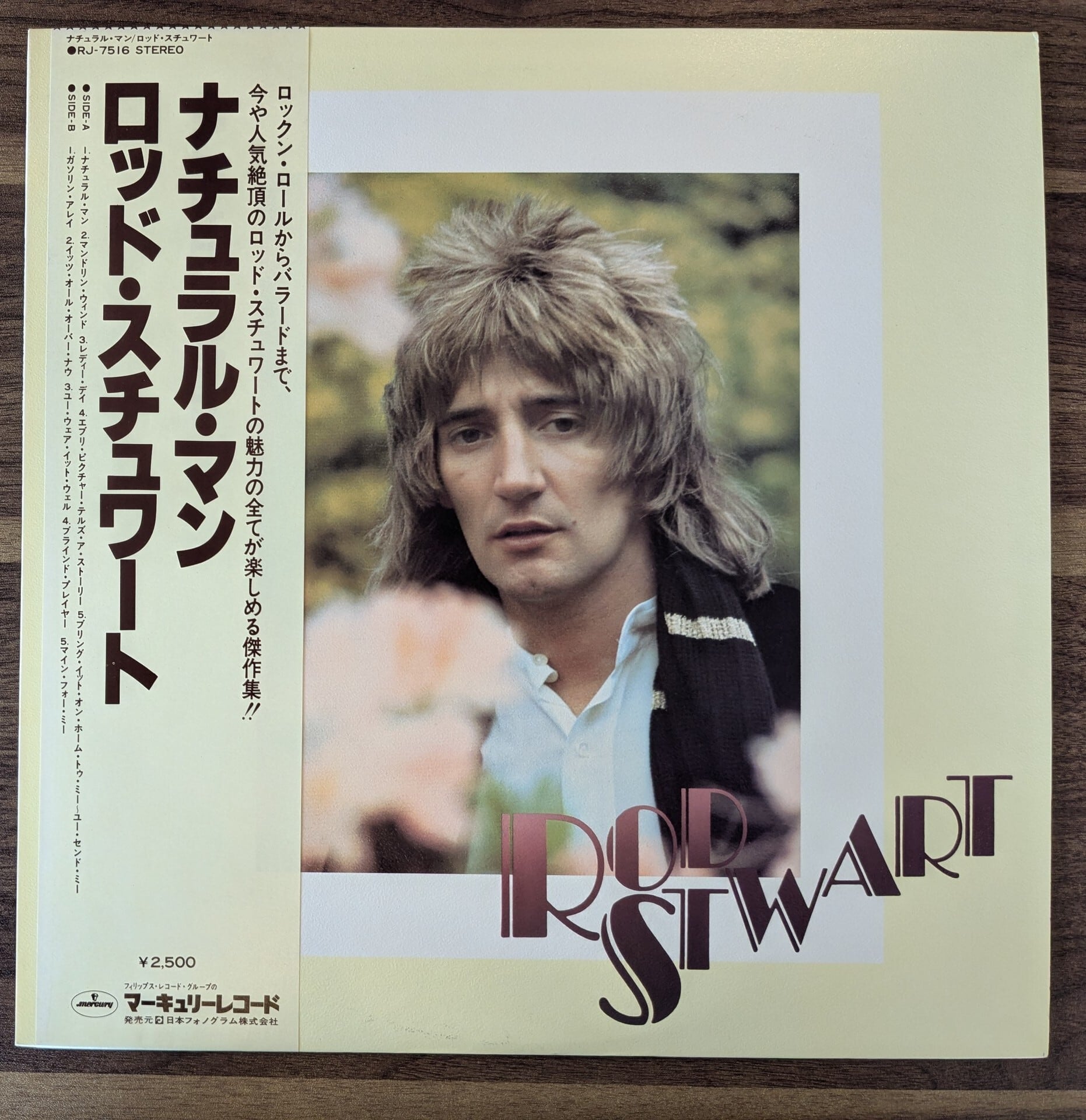 ロッド・スチュワート LPレコード 2枚セット ロッド・スチュワート「ナチュラル・マン」：LPレコード | 音とこだま