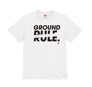 GROUND RULE.2023.Spring T-Shirts Type1-White
