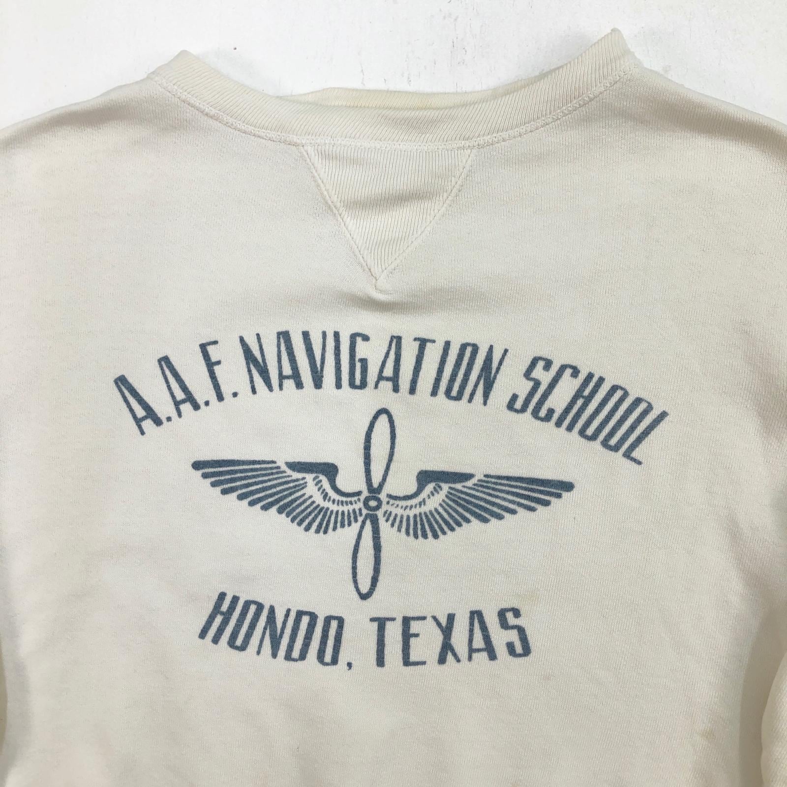 WILSON ウィルソン 40- 50年代 A.A.F NAVIGATION SCHOOL はめ込み 両V