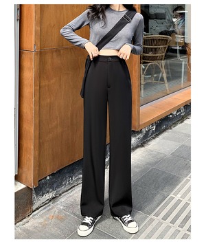 ボトムス パンツ ロング ロング丈 ストレート かわいい 大人可愛い きれいめ シンプル 大人 上品 おしゃれ お洒落 かっこいい 大人可愛い 大人女子 柄 夏 10代 20代 レディース OL 学生 デート お出かけ 公園デビュー 女子会 お泊まり 休日 旅行 着回し 普段使い 双子 韓国 韓国系 オルチャン モテ サイズ S M L XL 2XL 黒 ブラック