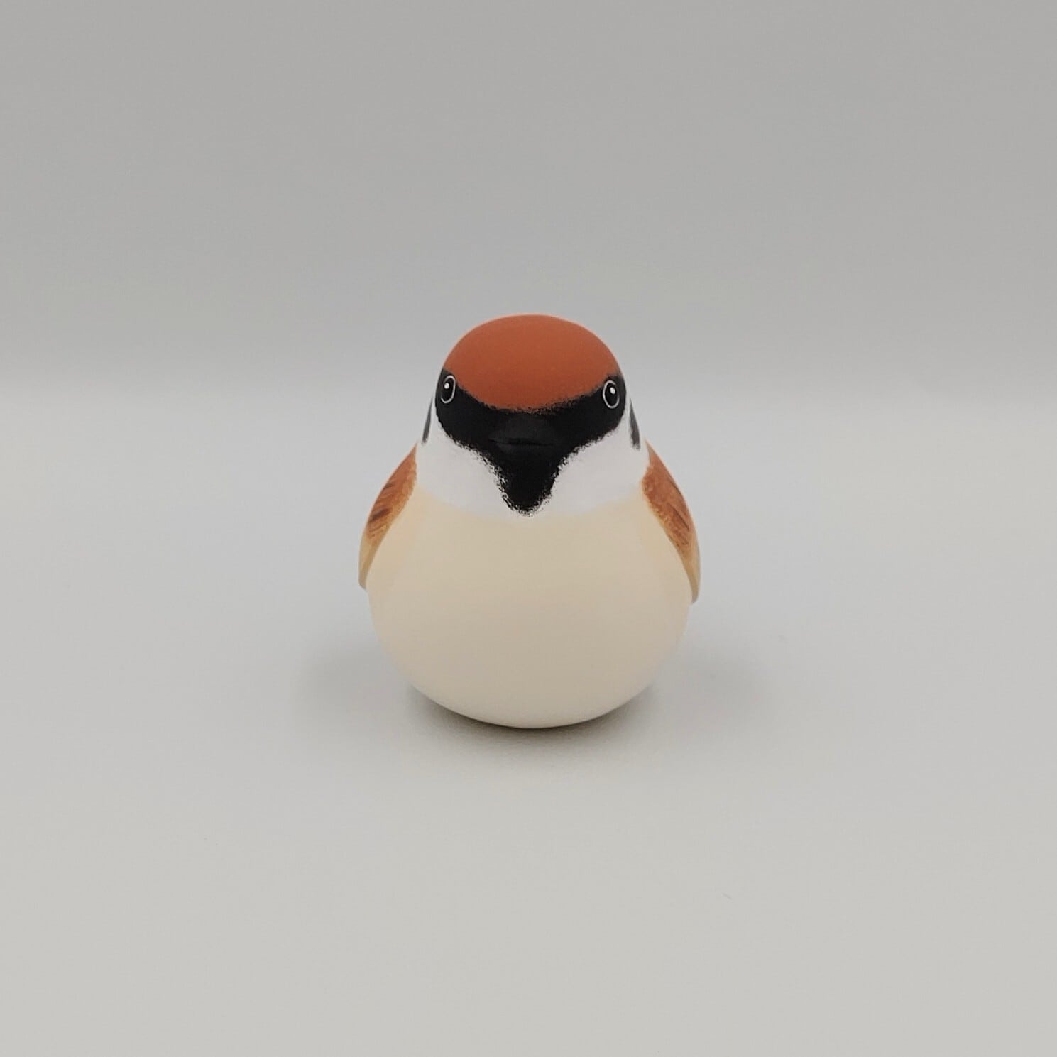 スズメさん専用出品 スズメ（オープン）【木彫バードカービング】 | iichi 日々の暮らしを