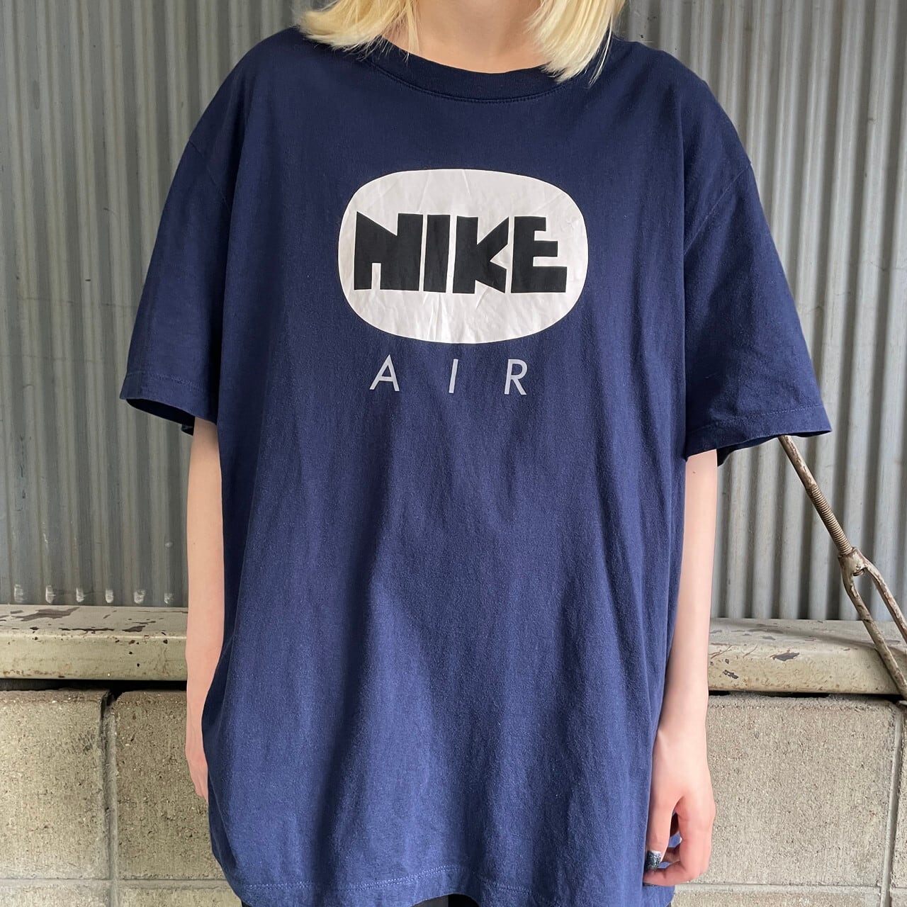 ビッグサイズ NIKE ゴツナイキ 復刻 ロゴプリント Tシャツ メンズ2XL 