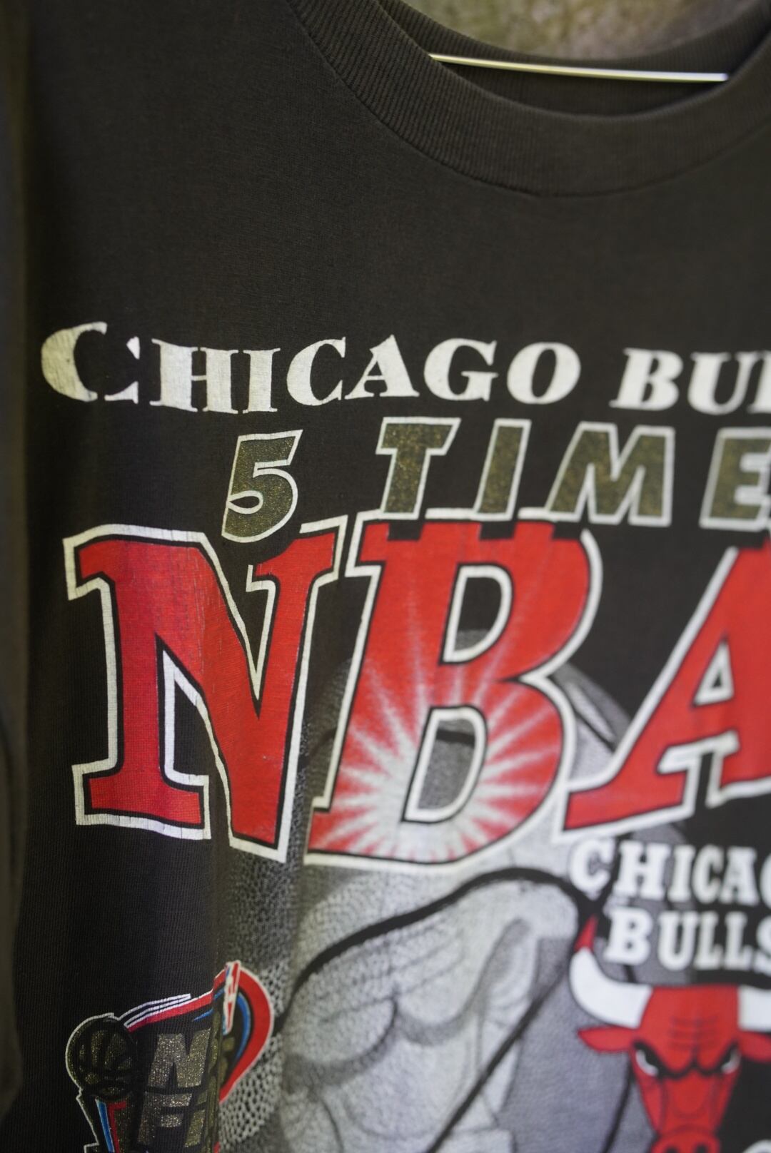 90s ブルズ NBA チャンピオン Tシャツ XL ジョーダン XL】90s “Chicago Bulls” NBA CHAMPIONS T-Shirt Made in USA | blues