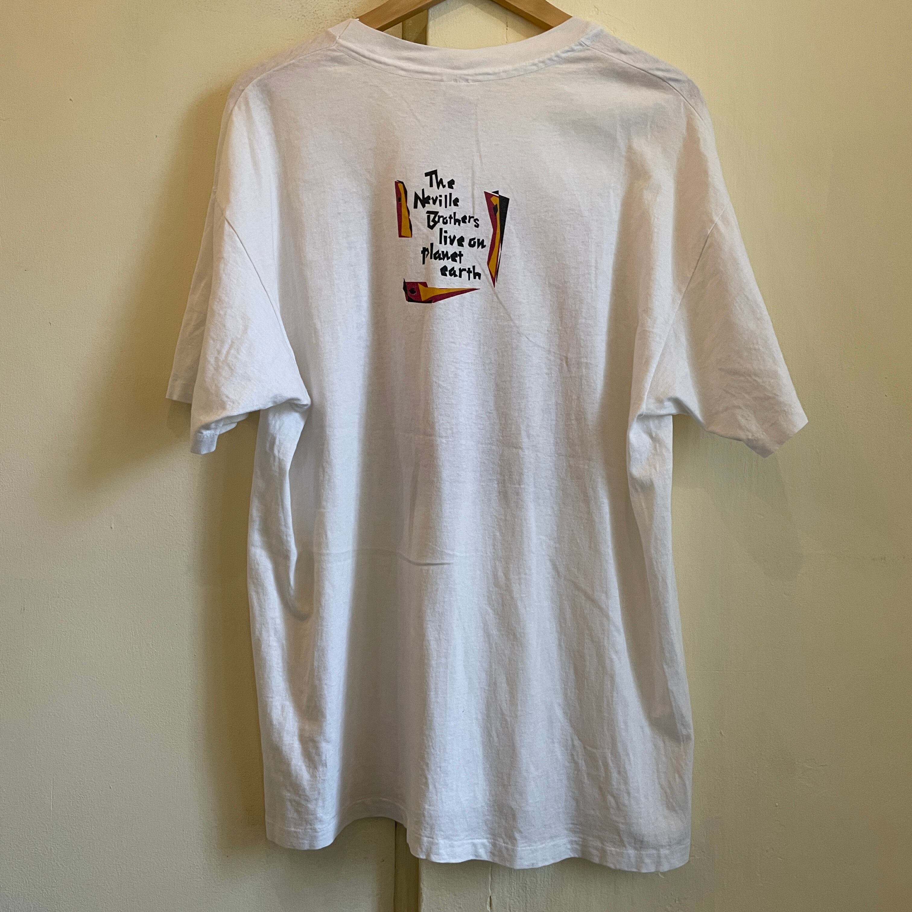 1550】90年代 ビンテージ 古着 Neville Brothers バンドTシャツ 
