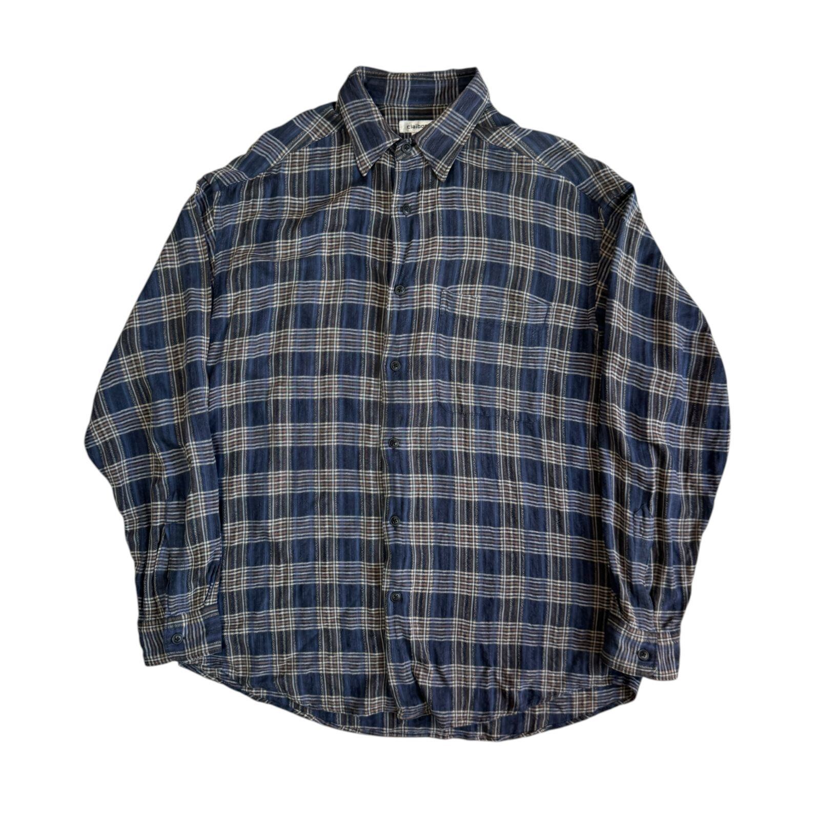 50s 60s ウール ネルシャツ チェック オンブレ プリネル ボートシャツ ペンドルトン60sボードシャツオンブレチェック ウール100% 青黒