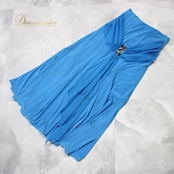 社交ダンス 衣装 スタンダード スカート レッスンウェア 女性用 オールシーズン 水色 Create-Sun クリエイトサン ブルー系 ビジュー ライトブルー ダンスウェア フレアスカート おしゃれ スポーツウェア 伸縮性 高品質 お揃い ペア ダンスレッスン スカートスタイル フェミニン 女性用衣装 舞台衣装 イベント用 コスチューム パーティー用