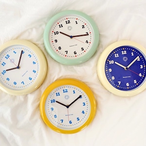 romane creamy wall clock 4colors / ロマネ レトロ クリーミー クロック 壁掛け時計 置き時計 韓国雑貨