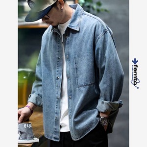 Street denim shirt 1078