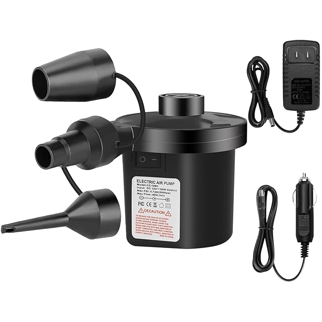 ETENWOLF AIR 3 携帯式エアーポンプ 強力な360L/分電動空気入れ