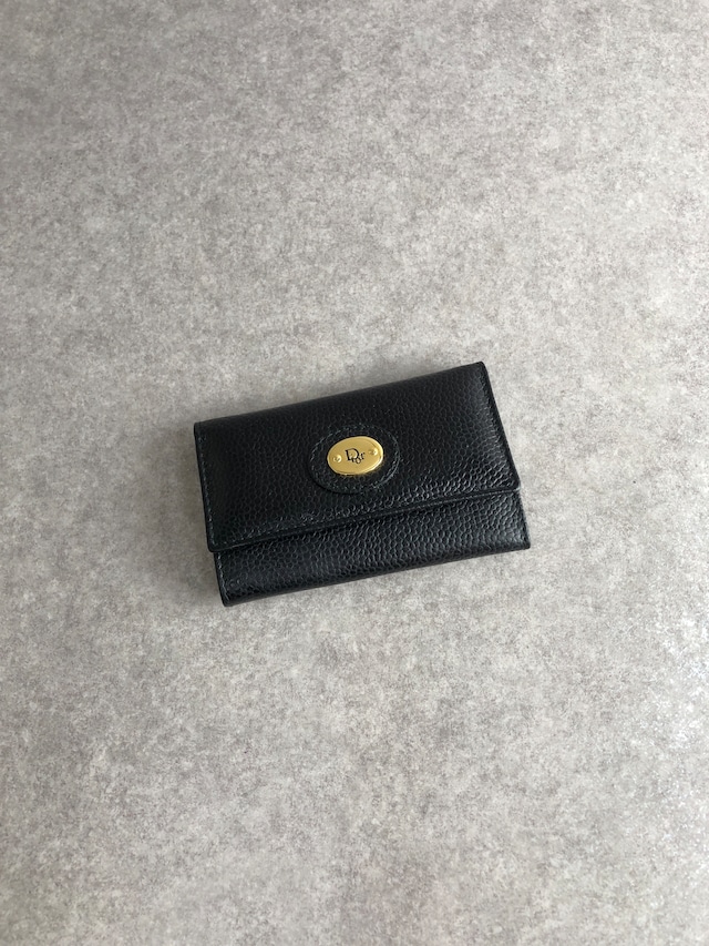 CHANEL シャネル 財布 ブラック ココマーク レザー コインケース vintage ヴィンテージ オールド fputsn