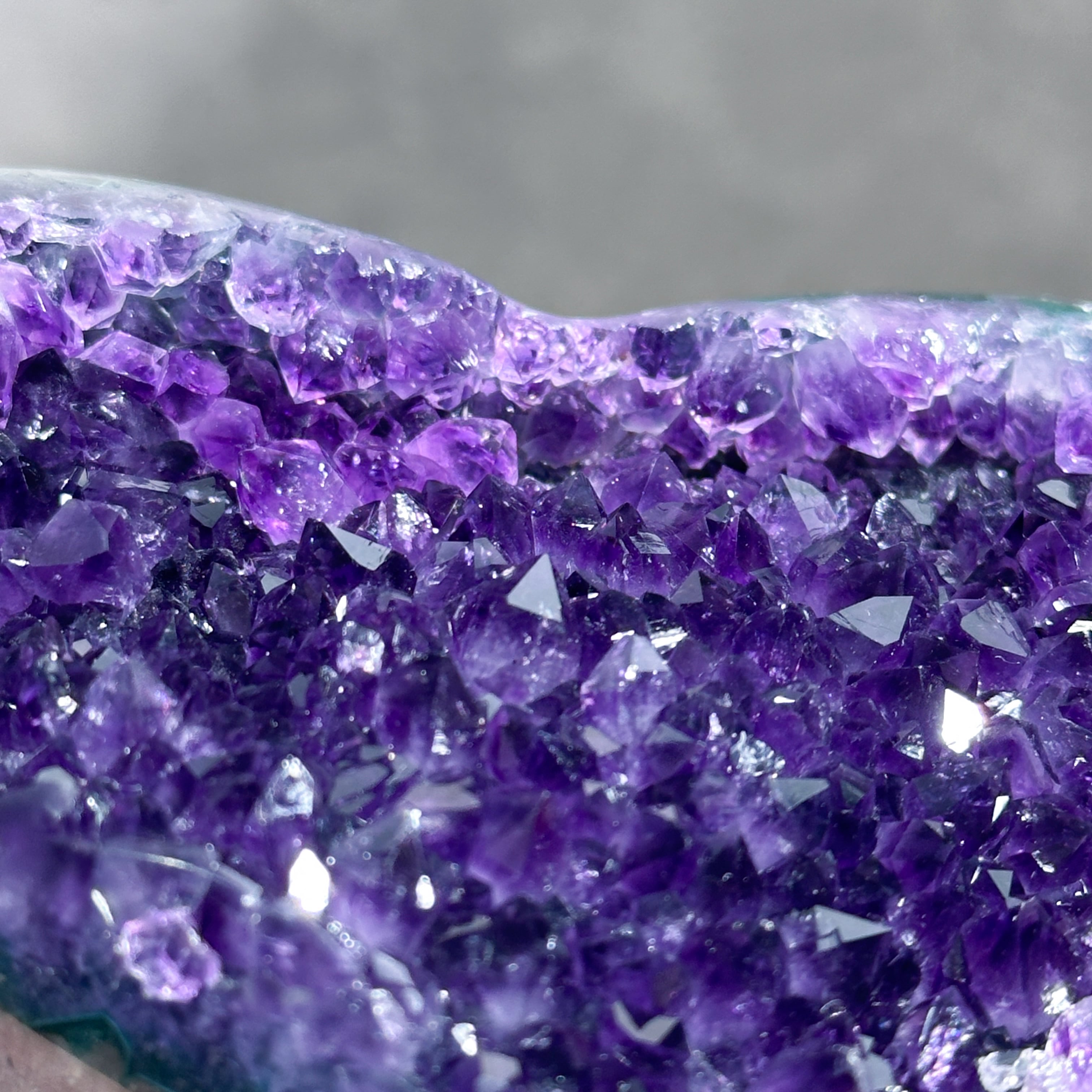 ウルグアイ産アメジスト ハート14◇ Amethyst ◇天然石・鉱石