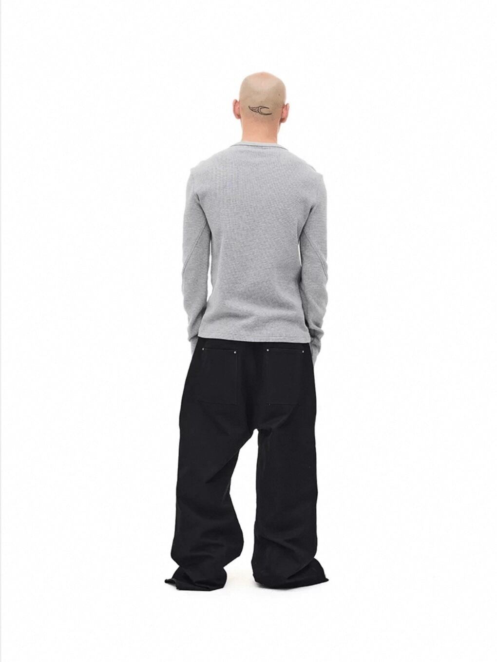 Opium Ribbed Thermal Henley Shirt サーマル Opium Ribbed Thermal Henley Shirt サーマル | Juns garment service