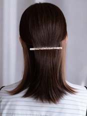 （バレッタ）花の小道 / ピンク