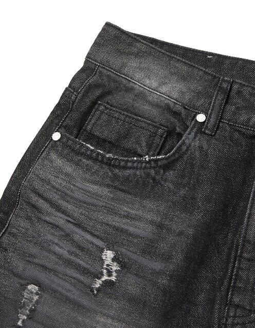 ☆RIIZE ソンチャン 着用！！【DNSR】destroyed dirty flare denim