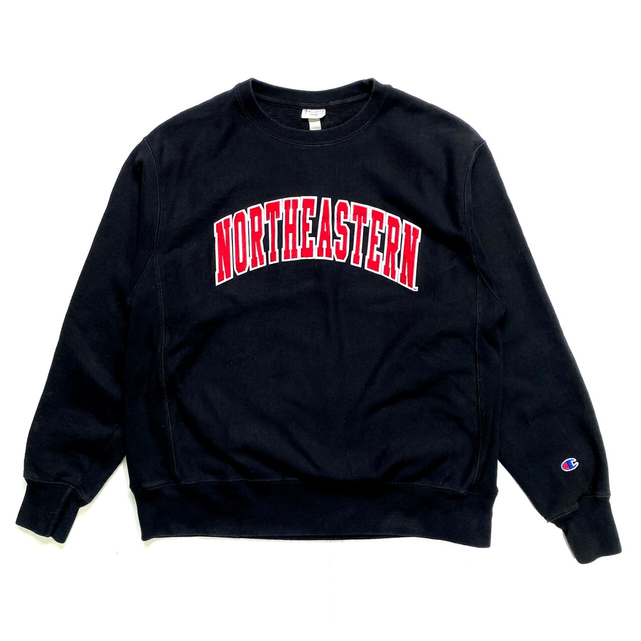 チャンピオン NORTHEASTERN カレッジ リバースウィーブ スウェット 