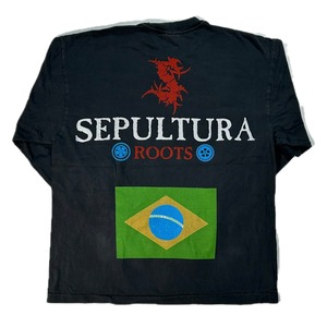 12799 SEPULTURA 長袖 ロックTシャツ バンT 両面プリント XL