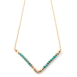 VANESSA MOONEY 　MERIT TURQUOISE NECKLACE ヴァネッサムーニー メリットターコイズネックレス