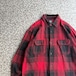STUSSY / buffalo flannel shirt size XL