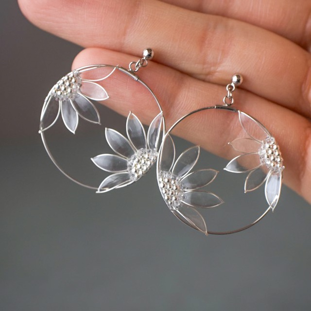 夏の額縁 －Silver－ | Pierce & Clip-on