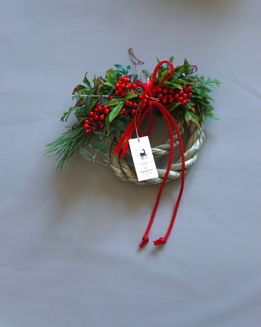 南天のしめ飾りI