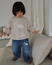 韓国子供服 / 26Autumn / normalplay / ポケットデニムパンツ / キッズ / 秋服 *12M~L*