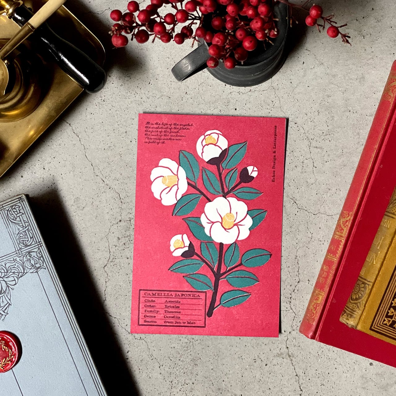 海外向けに発行された往復葉書である発行初日の1959年4月1日のスタンプ