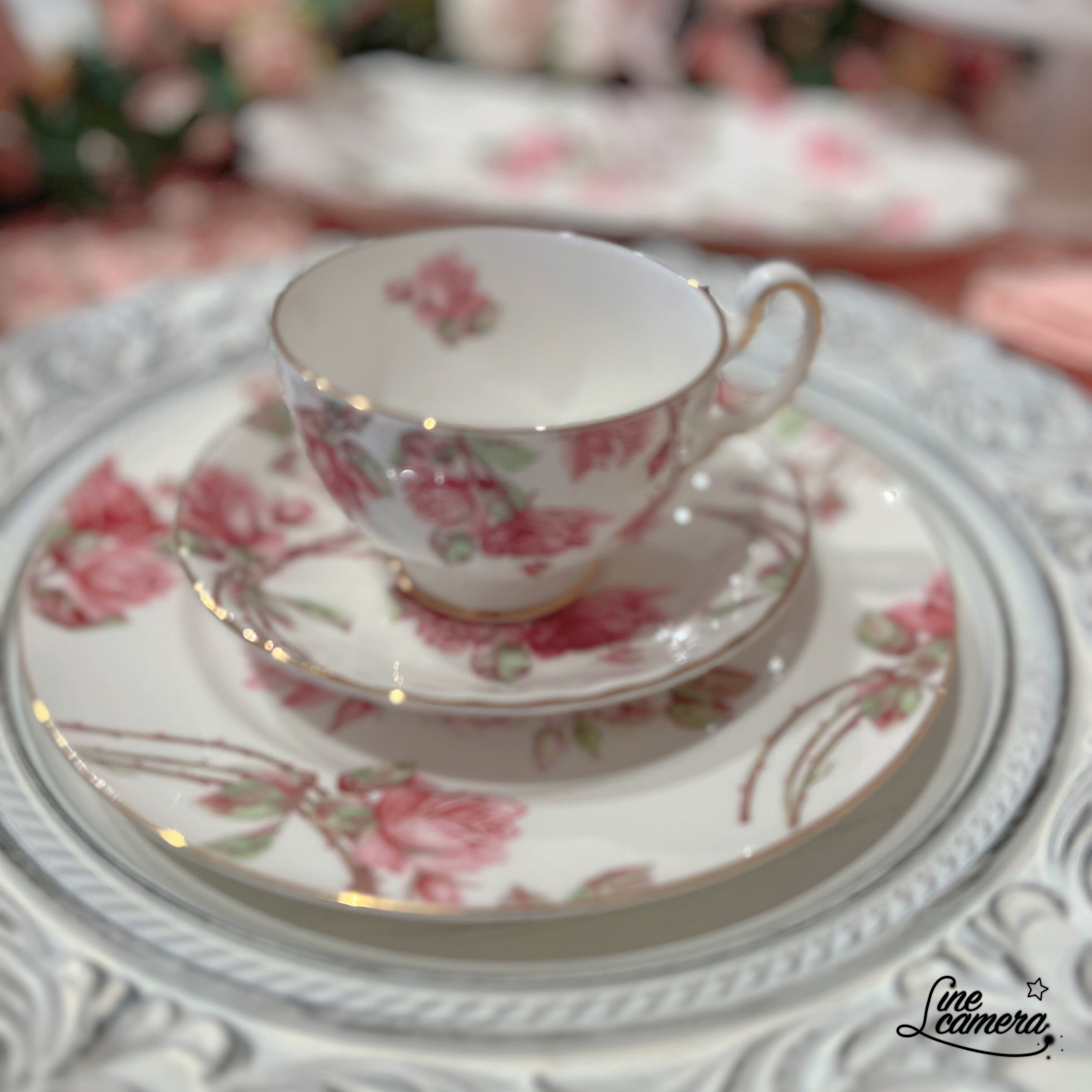 エインズレイ　花瓶　AYNSLEY ELIZABETH ROSE エインズレイ花瓶AYNSLEY ELIZABETH ROSE