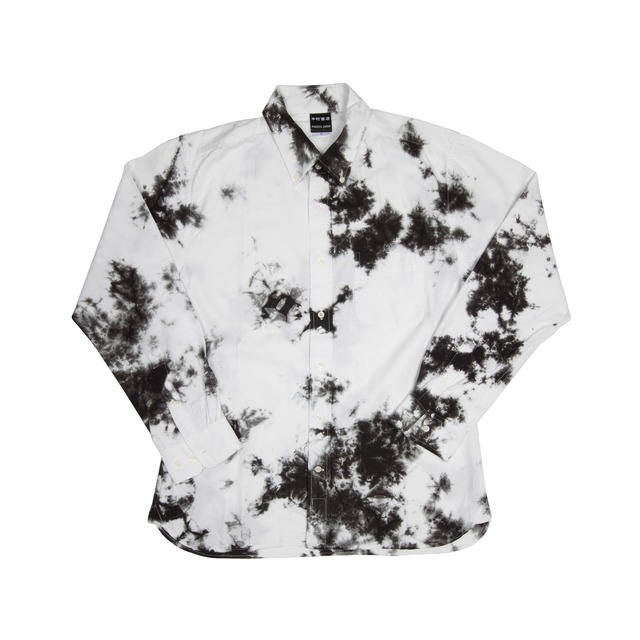 黒紋付染めシャツ 「黒霧 -くろきり-（Black fogs）」