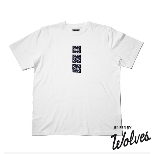 【RAISED BY WOLVES/レイズドバイウルブス】FTS TEE Tシャツ / WHITE