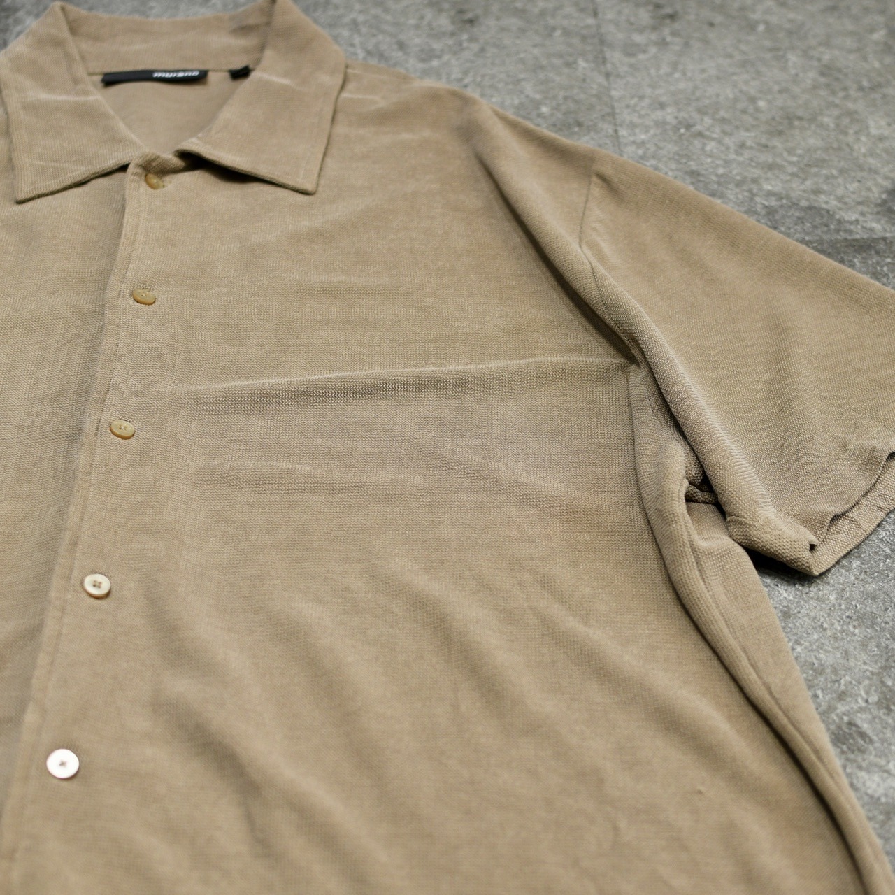 Jersey knit rayon shirt
