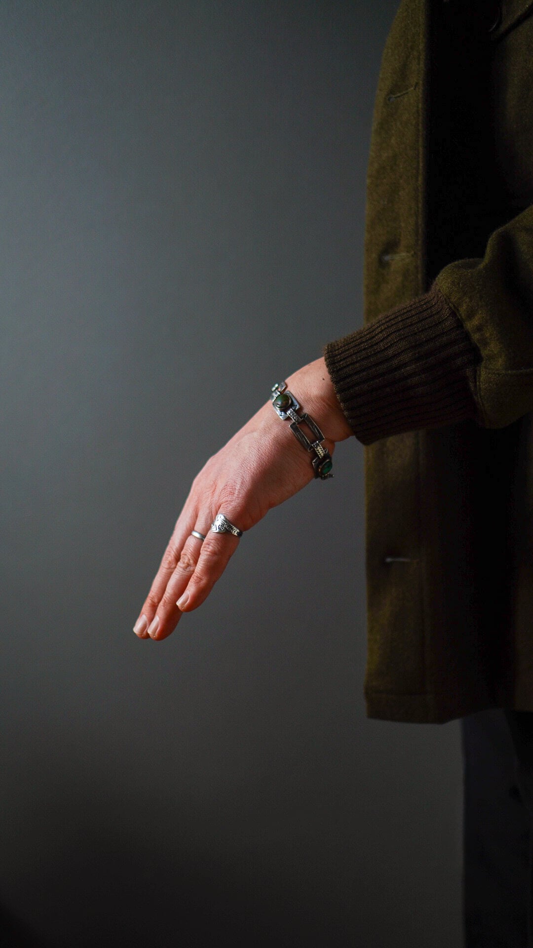 1940-1960s】ナバホ アロー & サンダーバード リング 《ネイティブ