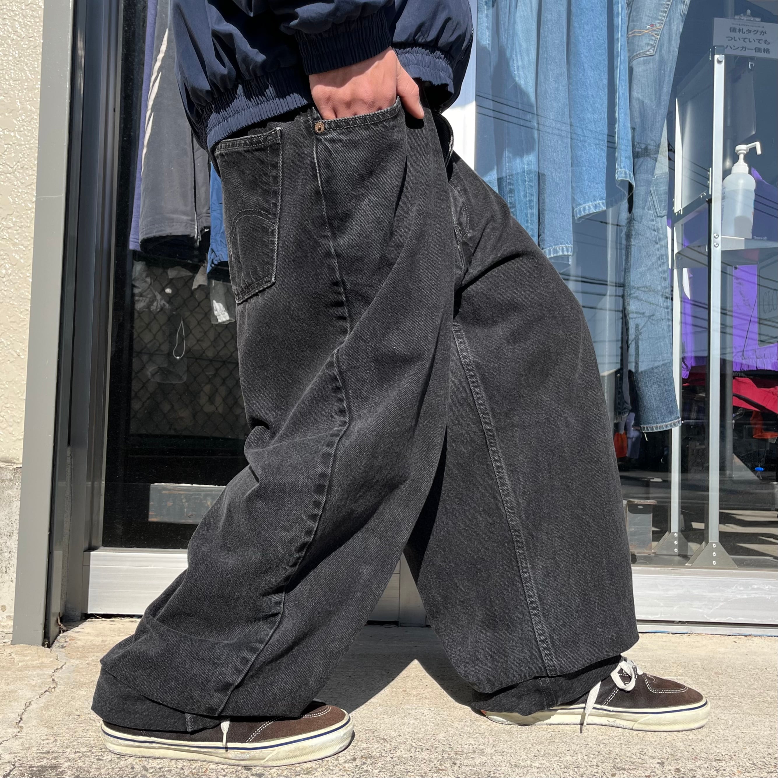 直売限定 デニムパンツ USA規格 リーバイス560 超極太 バギー デニム
