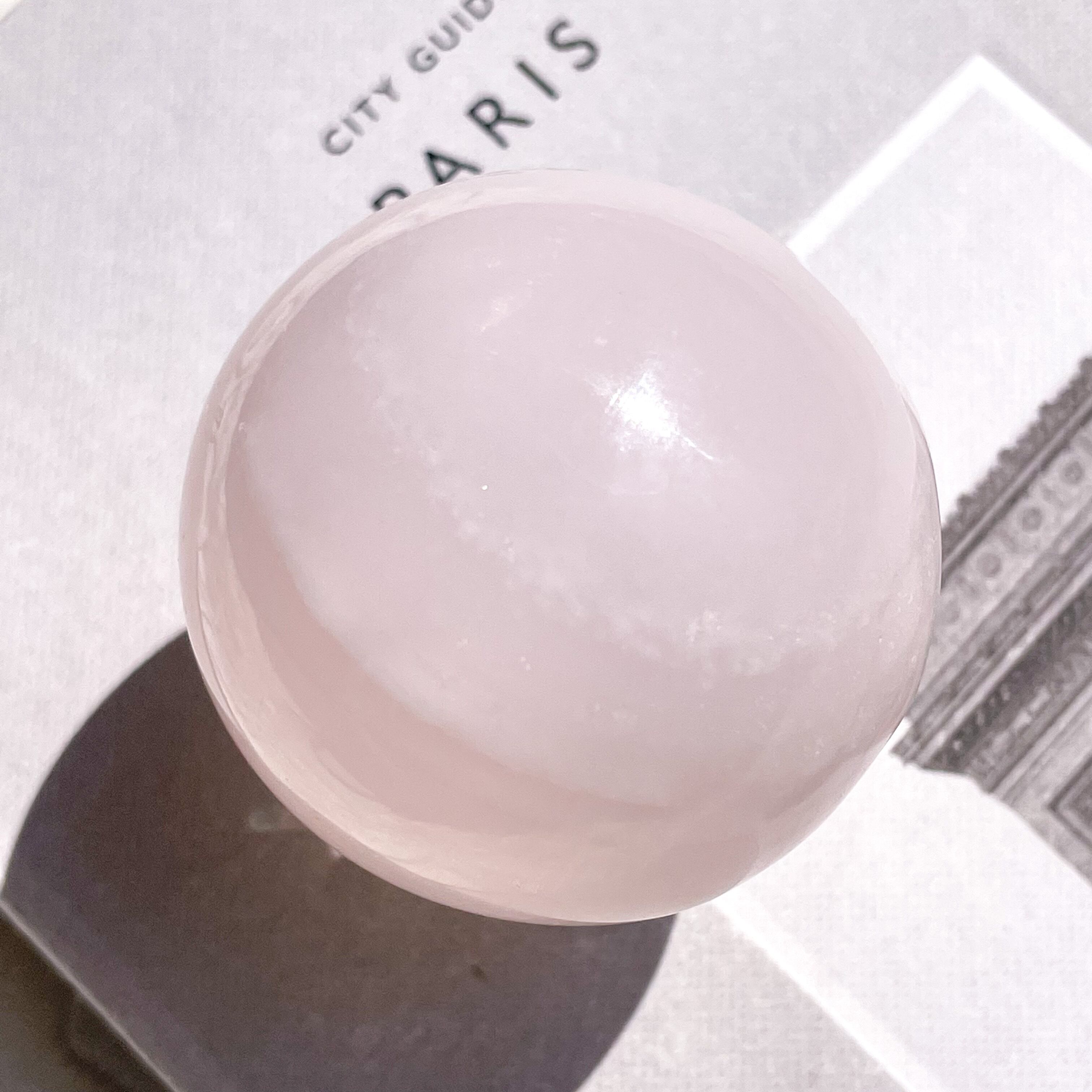 レア　高品質　ピンクカリビアンカルサイト　スフィア Pink Calcite Sphere 2 ✧ ピンクカルサイト | FLUXY - 天然石と鉱物の