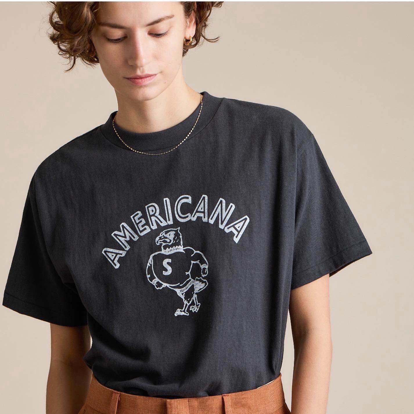 Shinzone(シンゾーン) 『AMERICANA COLLABORATION』Raffi Cotton Loop Wheeled S/S Tee | AUTHENTIC Life Store powered by BASE