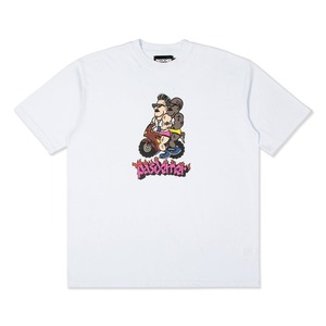 【PAS DE MER/パドゥメ】MOTOCROSS T-SHIRT Tシャツ / WHITE