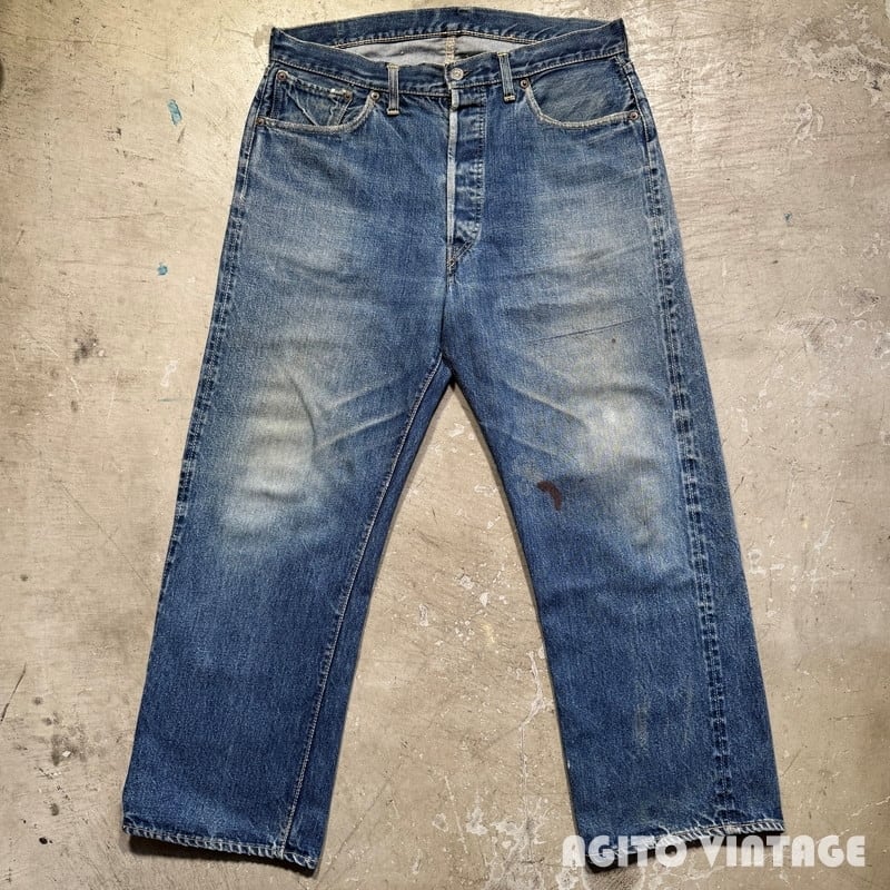 50's LEVI'S 501XX デニムパンツ 革パッチ最終期 移行期 50's LEVI'S 501XX デニムパンツ 革パッチ最終期 移行期
