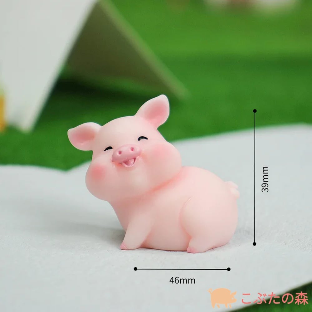 マイクロ造園 装飾 カワイイ動物 装飾品 置物 ピンク 豚 樹脂 家 マイクロ造園 装飾 カワイイ動物 装飾品 置物 ピンク 豚 樹脂 家