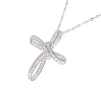 ダイヤモンド デザインネックレス pt / 0.320ct