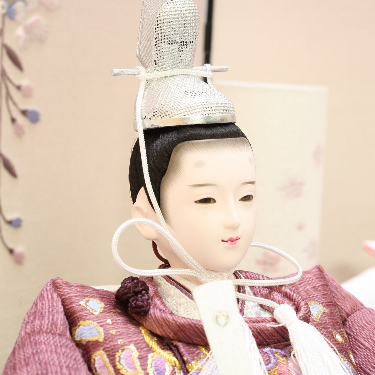 雛人形⭐豪華西陣織 親王飾り 京人形師による着付けの有職雛⭐送料無料