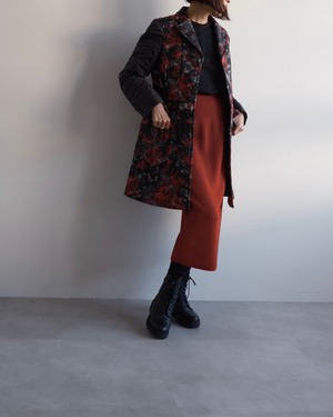 ISSEY MIYAKE　WOOL KNIT SKIRT