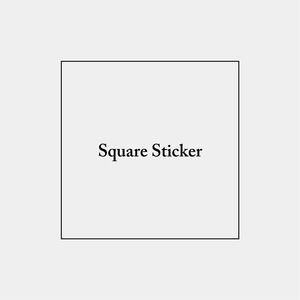 Square Sticker_正方形ステッカー_50mm_300枚