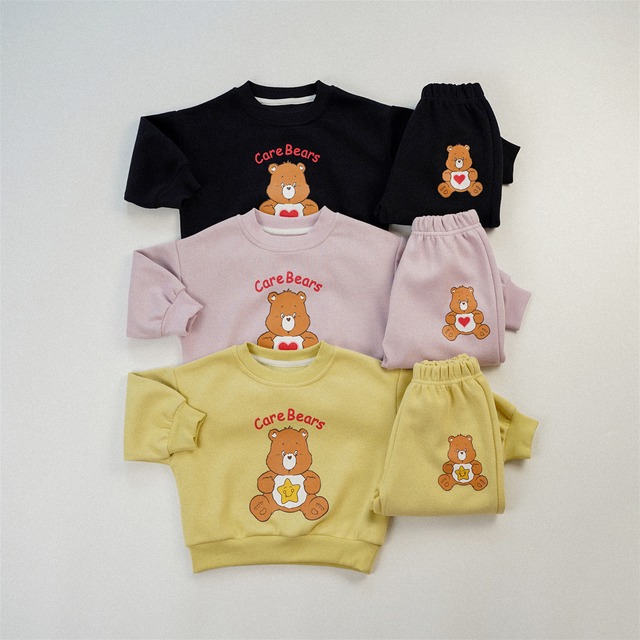【BABY&KID】クマ英字柄トレーナー
