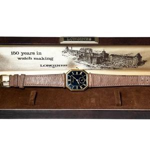 vintage LONGINES octagon case manual winding watch “150th anniversary”